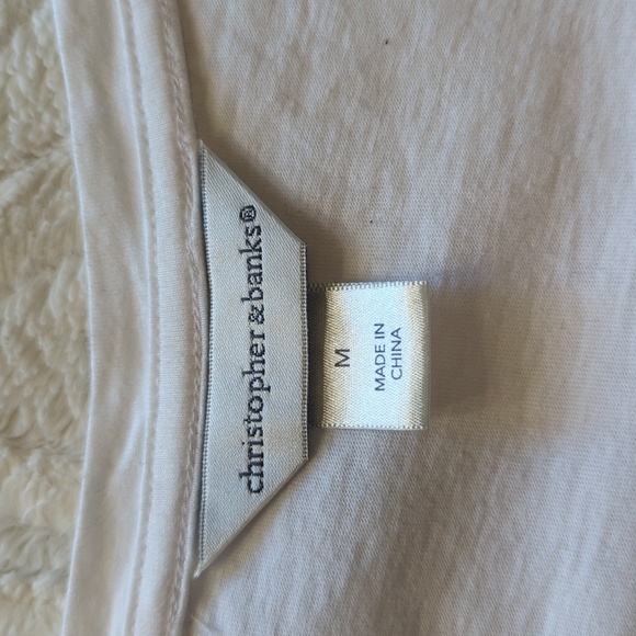 EUC vintage Christopher & Banks Sparkle Tee Shirt - Picture 6 of 10